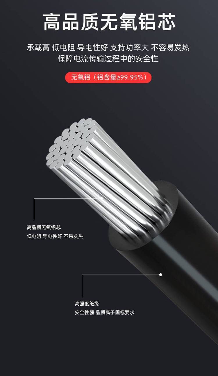 國(guó)標(biāo)電線(xiàn)Jklyj 10kV架空絕緣鋁導(dǎo)線(xiàn)詳解 1×10mm2黑色產(chǎn)品的標(biāo)準(zhǔn)與應(yīng)用